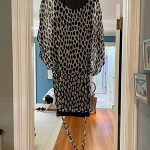 DVF silk dress size 2
